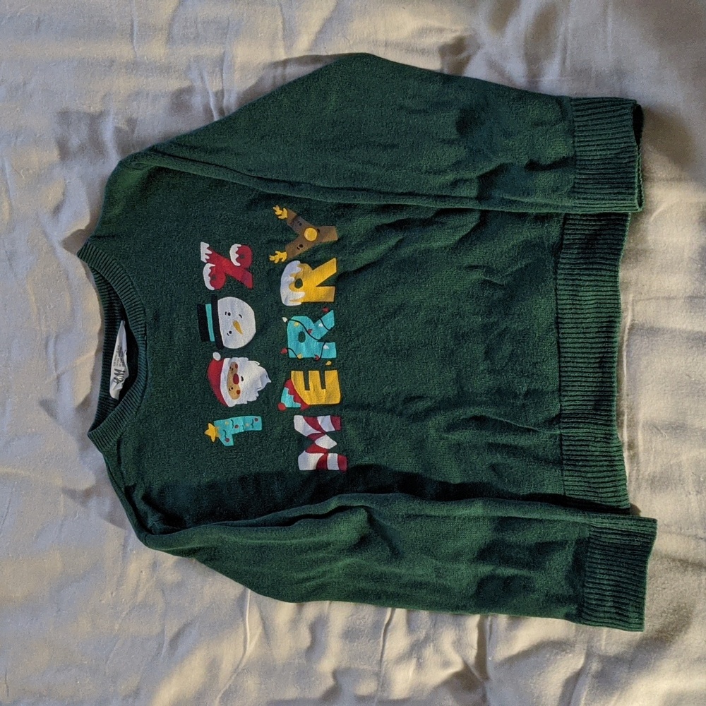 H&M 5T/6 100% Merry Christmas sweater
